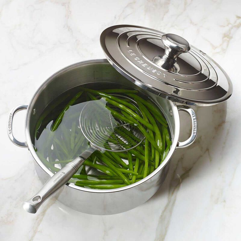 Le Creuset Signature Stainless Steel Rondeau with Lid 26cm image number 1
